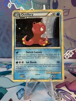 Pokemon TCG Octillery Holo Rare Card 6/95 Unleashed 2010 - Image 1