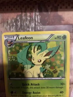 Pokemon TCG Leafeon BW87 Black White Holo Promo Card Mint Condition - Image 2