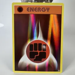 Pokemon TCG Card - Fighting Energy Reverse Holo 96/108 XY Evolutions NM - Image 1