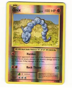 Onix 61/108 Common Reverse Holo 2016 Evolutions Pokemon LP - Image 1