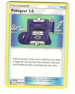 Pokegear 3.0 182b/214 Uncommon 2019 Unbroken Bonds Pokemon LP - Image 1