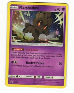 Marshadow SM85 Promo 2017 SM Black Star Promos Pokemon LP - Image 1