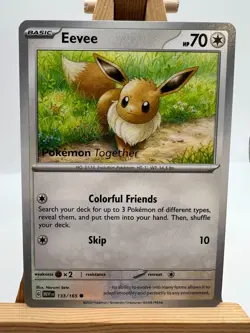 Pokemon TCG - S&V 151 - Eevee Pokemon Together Promo - NM/M - Image 1