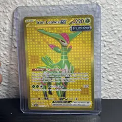 Iron Leaves EX 213/162 Pokemon Card - SV05: Temporal Forces - NM - Image 1