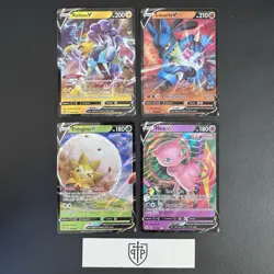 Pokemon TCG - V Card 4-Card Lot - Ultra Rare Holo - NM - Image 1