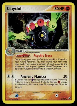 Pokemon Card - Claydol Deoxys 5/107 Holo Rare - Image 1
