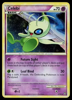 Pokemon Card - Celebi HGSS Triumphant 3/102 Holo Rare - Image 1