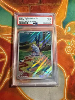 Frigibax 208/193 Illustration Rare Paldea Evolved Pokemon PSA 9 - Image 1