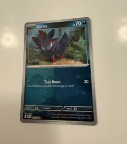 Zorua - Poke Ball Pattern 061/086 Common Holo SV: White Flare NM Pokemon - Image 1