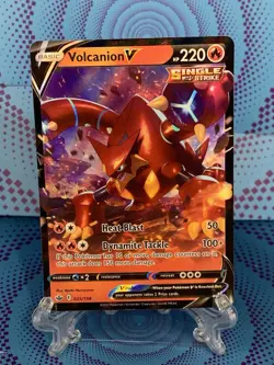 Volcanion V 025/198 SWSH Chilling Reign Ultra Rare Holo Pokemon TCG 2021 NM - Image 1