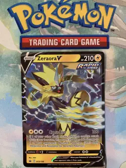 Zeraora V - 053/198 Ultra Rare Full Art HOLO Chilling Reign Pokemon TCG NM - Image 1