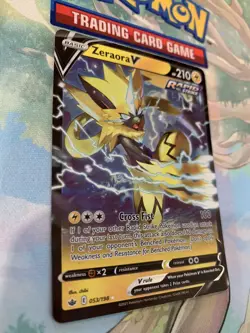 Zeraora V - 053/198 Ultra Rare Full Art HOLO Chilling Reign Pokemon TCG NM - Image 3