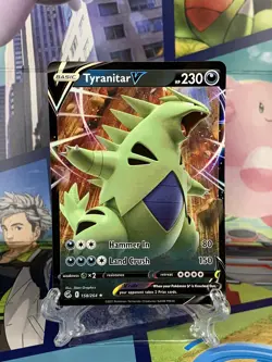Tyranitar V 158/264 Ultra Rare Holo Fusion Strike Pokemon TCG Near Mint 🔥🔥🔥 - Image 1