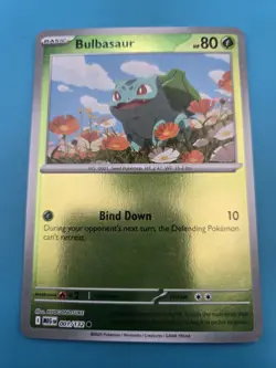Bulbasaur 001/132 Reverse Holo Common Mega Evolution Pokemon NM - Image 1