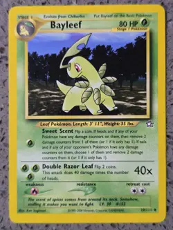 Pokemon - Bayleef - 29/111 - Neo Genesis - Uncommon - NM/LP - Image 1