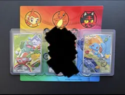 Pokemon First Partner Illustration Rare 30th Anniversary bulbasaur and squirtle - Image 1