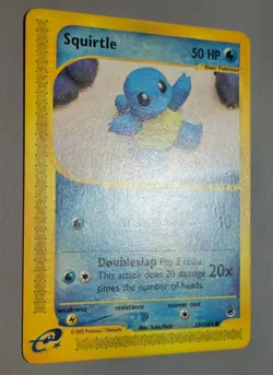 Squirtle # 131/165 Common Expedition Basis-Set 2002 Pokemon EN Mint Vintage - Image 2