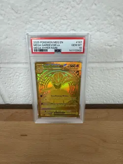 2025 POKEMON MEG EN-MEGA EVOLUTION MEGA HYPER RARE #187 MEGA GARDEVOIR EX PSA 10 - Image 1