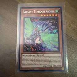 Radiant Typhoon Krosea DOOD-EN015 1st Ed Secret Rare Doom Of Dimensions Yu-Gi-Oh - Image 1