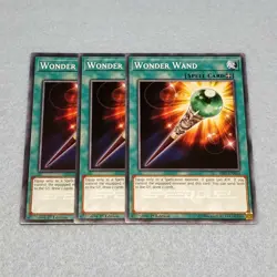 Yugioh Wonder Wand 1st Edition 3 Card Playset NM Speed Dueling SS01 - Image 1