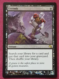 Magic The Gathering PREMIUM DECK SERIES GRAVEBORN FOIL ENTOMB black card MTG - Image 1