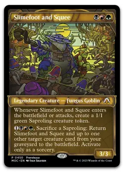Slimefoot and Squee (Showcase) #450 (NM) Prerelease Cards PRE Magic MTG - Image 1