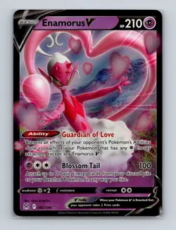 Enamorus V 082 2022 Pokemon Lost Origin Full Art Ultra Rare Card NM+ (b) - Image 1