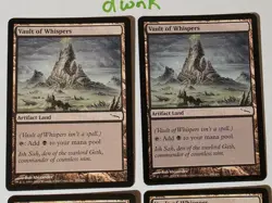 Vault of Whispers x4 Playset LP Mirrodin - MTG Magic the Gathering - Image 2