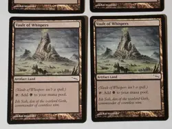 Vault of Whispers x4 Playset LP Mirrodin - MTG Magic the Gathering - Image 3