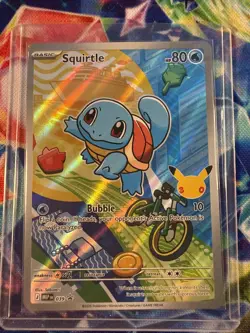 Squirtle MEP 039 39 (Black Star Promo) Mega Evolution Near Mint Pokemon TCG - Image 1