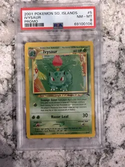 Pokemon Ivysaur Promo 05/18 Southern Islands 2001 English PSA 8 - Image 1
