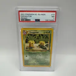POKEMON 2001 Promo Southern Islands EXEGGUTOR #13 PSA 7 RARE - Image 1