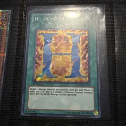 Yu-Gi-Oh H Heated Heart RYMP 1st Edition Secret Rare Light Played - Image 1