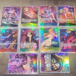Bandai One Piece Foil Character Card Lot (10) Perona Koala Sabo Nami rabecca ult - Image 1