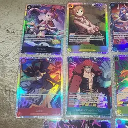 Bandai One Piece Foil Character Card Lot (10) Perona Koala Sabo Nami rabecca ult - Image 2