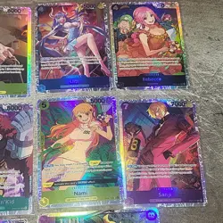 Bandai One Piece Foil Character Card Lot (10) Perona Koala Sabo Nami rabecca ult - Image 3