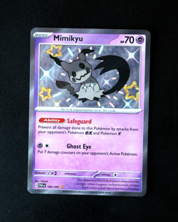 Pokemon Card TCG - Mimikyu 160/091 - Paldean Fates - Baby Shiny Rare - NM ⭐ - Image 1
