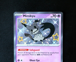 Pokemon Card TCG - Mimikyu 160/091 - Paldean Fates - Baby Shiny Rare - NM ⭐ - Image 2