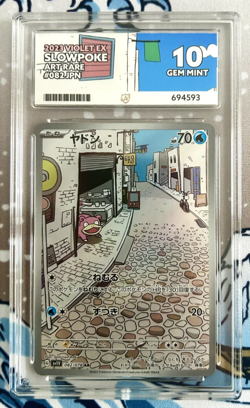 ACE 10 Slowpoke 082/078 2023 Violet ex Art Rare JP Graded Pokemon Card TCG - Image 1
