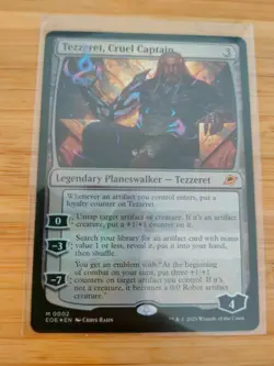 MTG Tezzeret Cruel Captain (FOIL) 0002 Edge Of Eternities M/NM Free UK P&P - Image 1