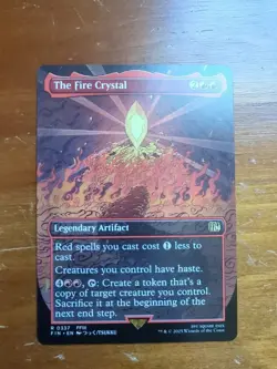 The Fire Crystal (Borderless) Final Fantasy Regular - Image 1