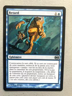 Mtg Carte Magic Future Sight Delay Retard French NM/LP (A) - Image 1