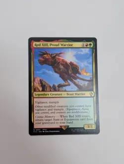 MTG - Red XIII, Proud Warrior - Commander: Final Fantasy NM/M Condition - Image 1
