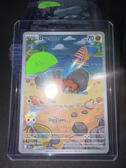 Pokemon Dwebble Illustration Rare Holo Card 129/086 Sv: Black Bolt 2025 - Image 1