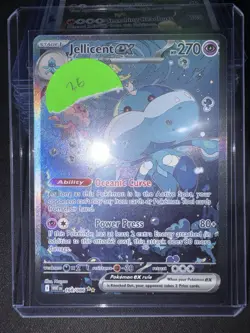 Pokemon Jellicent EX Illustration Rare Holo Card 168/086 Sv: White Flare 2025 - Image 1