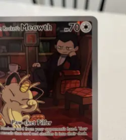 Pokemon Team Rocket's Mewoth- 203/182 Near Mint pack Fresh - Image 3