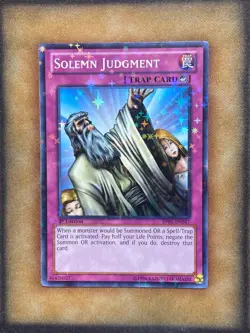 Yugioh Solemn Judgment BP01-EN047 Starfoil Common 1st Ed NM - Image 1