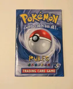 Pokemon Trading Card Game RULES ORIGINAL Rulebook - 1999 WOTC - Image 1