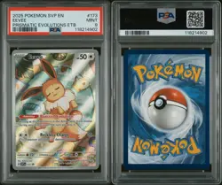 Pokemon Cards - PSA 9 Eevee 173 - Prismatic ETB Black Star Promo - MINT - PSA9 - Image 2