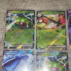 Pokemon Obsidian Flames EX Holo Card Lot (6) Yanmega Amoonguss Mimikyu donduzo - Image 2